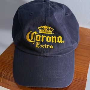 Corona Navy Cap with Yellow Embroidered Logo